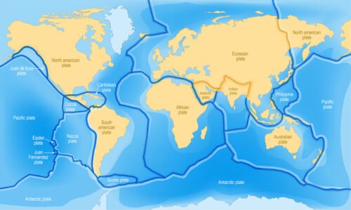 En géologie, les plaques séparant la Terre en plusieurs morceaux se nomment les plaques technétroniques. Vrai ou Faux ? 